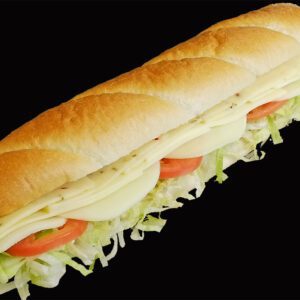 cheese and tomato sub