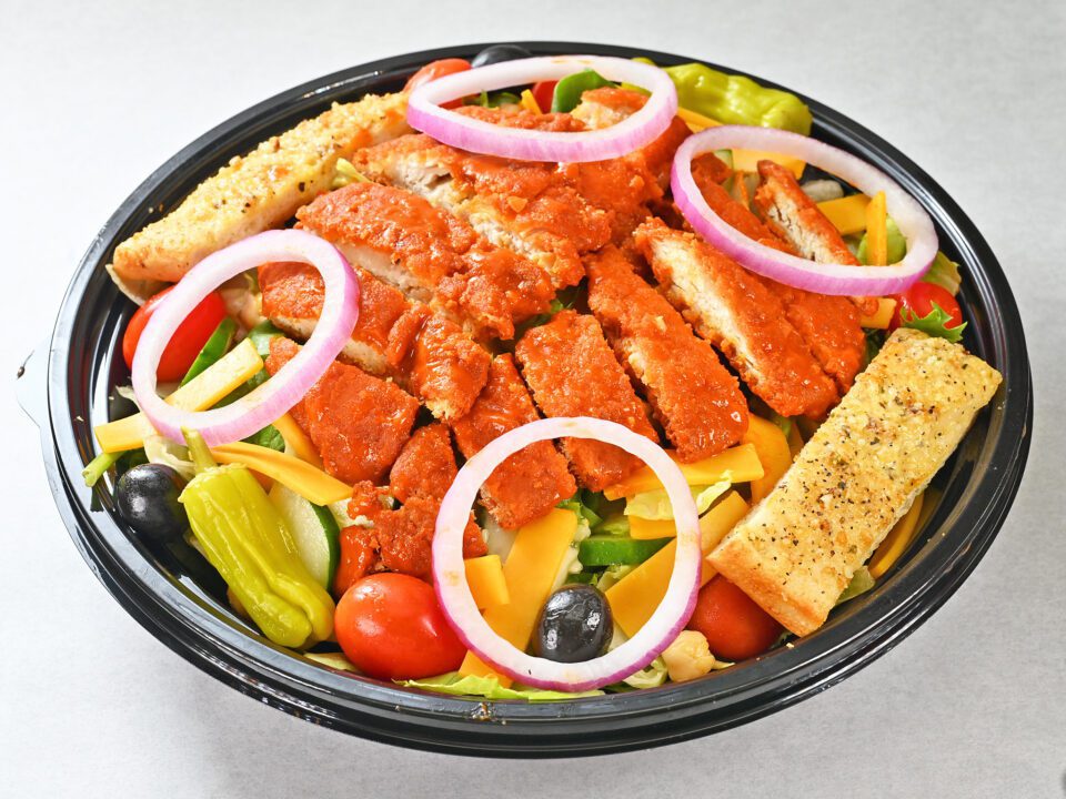 franco's pizza large chicken finger salad